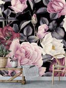 Blush Vintage Roses Wallpaper Mural