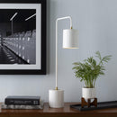 Schwaz Modern White Table Lamp