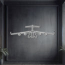 C-17 Globemaster III Metal Neon Aircraft Wall Art - NCN0018