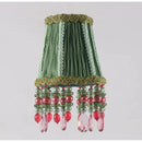 DecorBites™ Bohemia Style Emerald Green Cloth Lampshade with Tassels