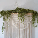 DecorBites™ Bohemia Macrame Cotton Curtain Tapetsry Wall Hanging for Bedside, Door, Window