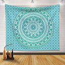 Bohemia room fabric poster beige floral mandala tapestry bedroom decor