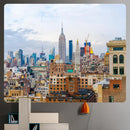 Bohemian art tapestry empire state cityscape living room blanket