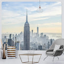 Bohemian art tapestry empire state cityscape living room blanket