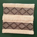 Bohemian beige and brown tufted cushion cover living room pillow