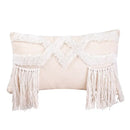 Bohemian beige and brown tufted cushion cover living room pillow