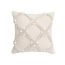 Bohemian beige and brown tufted cushion cover living room pillow