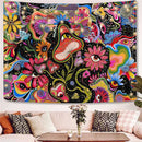 Bohemian black & white tree of life tapestry yoga mat bedroom decor