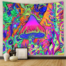 Bohemian black & white tree of life tapestry yoga mat bedroom decor