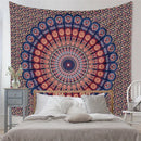 Bohemian black & white tree of life tapestry yoga mat bedroom decor