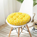 Bohemian blue green & red geometric meditation cushion pouf living room