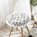 Bohemian blue green & red geometric meditation cushion pouf living room
