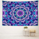 Bohemian blue & purple mandala tapestry – bedroom wall hanging