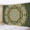 Bohemian brick wall texture mandala tapestry for bedroom decor