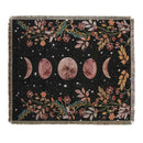 Bohemian camping blanket yellow sun pattern living room throw