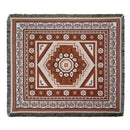 Bohemian camping blanket yellow sun pattern living room throw