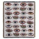 Bohemian camping blanket yellow sun pattern living room throw