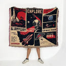 DecorBites™ Bohemian Classic Design Thread Blanket and Throw