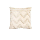 Bohemian cream geometric tassel cushion covers living room decor