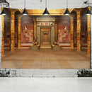 Bohemian egyptian building tapestry wall hanging for bedroom decor