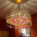 DecorBites™ Bohemian Exotic Stained Glass Pendant Lights LED E27 for Home Decor & Dining