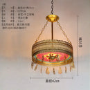 DecorBites™ Bohemian Exotic Stained Glass Pendant Lights LED E27 for Home Decor & Dining
