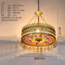 DecorBites™ Bohemian Exotic Stained Glass Pendant Lights for Home Decor and Hospitality