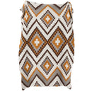 Bohemian flower knitted throw blanket cream floral bedroom decor