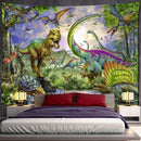 Bohemian jungle animal tapestry wall hanging for children room art