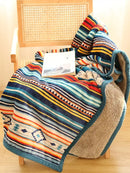 DecorBites™ Bohemian Double-Layer Winter Coral Fleece Sofa Blanket