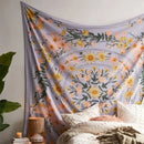 DecorBites™ Bohemian Mandala Flower Tapestry Wall Hanging for Living Room Bedroom Decor