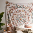 DecorBites™ Bohemian Mandala Flower Tapestry Wall Hanging for Living Room Bedroom Decor