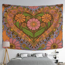 Bohemian purple cat paws tapestry – bedroom astrology wall decor