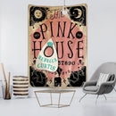 Bohemian purple cat paws tapestry – bedroom astrology wall decor