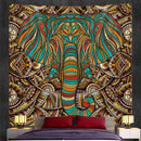 Bohemian purple & pink elephant god mandala tapestry bedroom decor