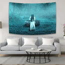 Bohemian sadakos wall tapestry blue bedroom fabric decor
