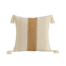 DecorBites™ Bohemian Style Fringed Throw Pillow Cover for Living Room Sofa