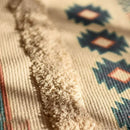 DecorBites™ Bohemian Tassel Rug - Retro Hand Woven Carpet for Home Decor