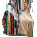 DecorBites™ Bohemian Winter Blanket, Double-Layer Coral Fleece, Thick & Warm for Sofa Nap