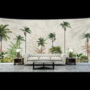 Boho banana tree mist tapestry wall hanging living room decor
