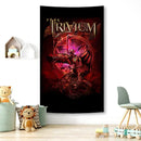 Boho band tapestry flag bedroom wall art and bedspread