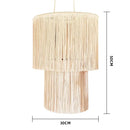 DecorBites™ Boho Macrame Ceiling Pendant Light Cover for Home Bedroom Chandeliers