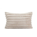 Boho beige tufted fringed geometric pillow cover living room decor