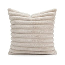 Boho beige tufted fringed geometric pillow cover living room decor