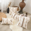 DecorBites™ Beige Crochet Tufted Pillow Cover: Nordic Style Home Decor Cushion