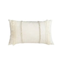 Boho beige & yellow linen cotton pillow cover living room decor