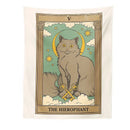 DecorBites™ Cat Divination Tarot Card Tapestry Moon Phase Wall Hanging Décor
