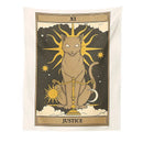 DecorBites™ Cat Divination Tarot Card Tapestry Moon Phase Wall Hanging Décor