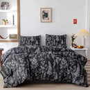 DecorBites™ Boho Chic Stripe Bedding Set with Pillowcase - Ultra-Soft Microfiber Quilt Cover