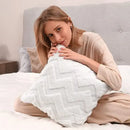 DecorBites™ Boho Chic Pillow Cover Luxury Style Cushion Case for Sofa Bedroom Square